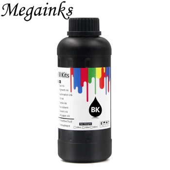 Megainks 500ML Set DX5 DX7 TX800 Soft LED UV Ink for Epson DX5 DX7 TX800 głowica do tabletu, drukarki atramentowej Epson