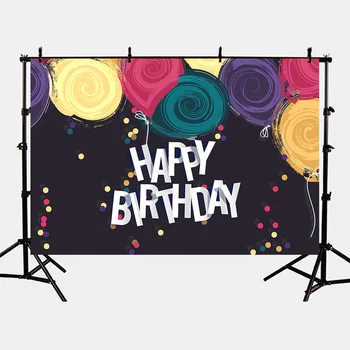 Mehofoto Happy Birthday Party Photography for Background Balloon Bokeh background for Photo Booth Studio MW-253