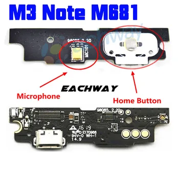 Meizu M1 M2 M3 M5 M6 Note U10 M3S Dock Port USB Charging Dock Charger Connector Plug Board Flex Cable wymiana części zamiennych do naprawy