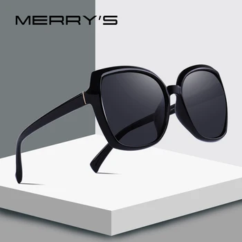 MERRYS DESIGN Women Fashion Cat Eye okulary Lady Polarized Driving okulary ochrona przed promieniowaniem UV S6087