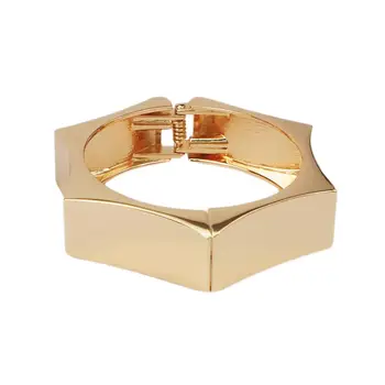 Metalowe geometryczne bransoletki dla kobiet akcesoria mody nieregularne stop oświadczenie mankietów bransoletki biżuteria hurtowych 2020 UKMOC