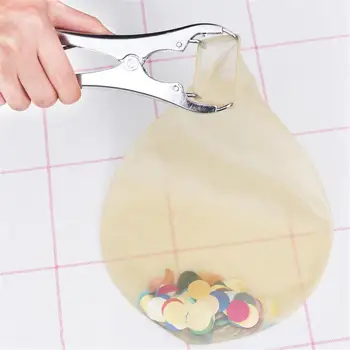 Metalowe kulki rozszerzenie szczypce wypełnienie balon usta expander DIY narzędzia Urodziny konfetti, balony Baby Shower