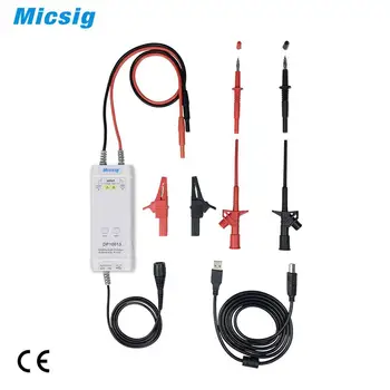 Micsig Oscilloscope 1300V 100MHz High Voltage Differential Probe Kit 3.5 ns Rise Time 50X/500X Attenuation Rate DP10013 Hot salli