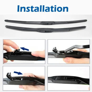 MIDOON Windscreen Hybrid Wiper Blades for Subaru Outback Fit Hook Arms Model Year From 1996 to 2018 2004 2005 2006 2007 2008