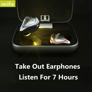 MIFO O5 In-Ear słuchawki HIFI True Wireless Bluetooth 5.0 zestaw słuchawkowy binaural mini wodoodporne słuchawki O2 X1 X1E I7 I8 E12 TW100
