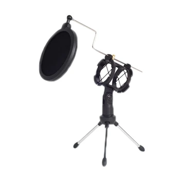 Mikrofon statyw mikrofon perkusyjne mocowanie uchwyt biurkowy uchwyt z filtrem