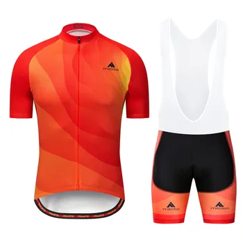 MILOTO nowy męski jazda na Rowerze Jersey garnitur jazda na Rowerze odzież rowerowa odzież bib krótkie zestawy oddychająca anty-UV, odzież rowerowa/krótkie rękawy zestawy