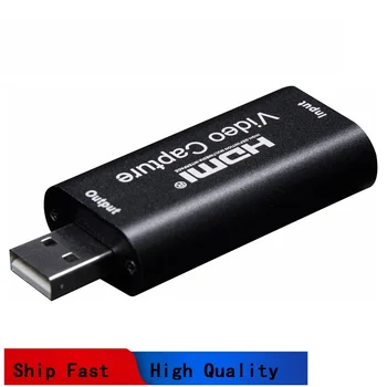 Mini 4K 30 INPUT 1080P 30 Capture USB 2.0 HD Video Capture Card HDMI telefon gra komputerowa Recording Box Live Streaming Broadcast