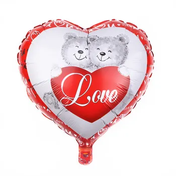 Mix 50szt Wedding Valentine ' S Day Party 18inch I love you Foil Balloons Decorations Baby Love Bridal Heart Helium Balloon Gifts