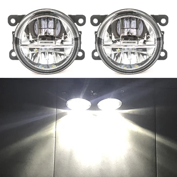 MIZIAUTO 2szt led światła przeciwmgielne do Peugeot 207 307 407 607 3008 SW CC van 2000-2013 światła przeciwmgielne w zbieraniu super jasne światło przeciwmgłowe