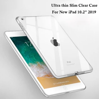 Miękki przezroczysty silikonowy case dla nowego iPad 10.2 2019 7th Generation Clear Cover For iPad 4 3 2 Air 2 Pro 11 12.9 calowy 2020 Case