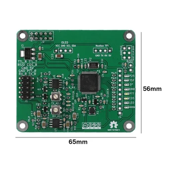 Mmdvm DMR PCB Multi Mode Module Digital Open Source Trunk Board Repeater Płyta elektryczna Zielona zamiennik dla Raspberry Pi