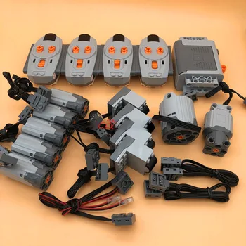 MOC 0853 Technic Motor Power Function Set For Mobile Crane Mk II Car 42009 Model Building Blocks Bricks DIY Toys