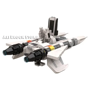 MOC-49322 Buck Rogers statek kosmiczny ulepszona wersja kosmiczne wojny Diy MOC klocki cegły zabawki dla Dzieci, prezenty dla Dzieci