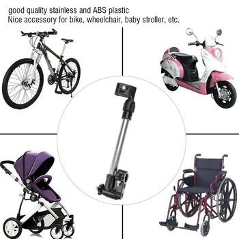 Mocowanie Podstawa Akcesoria Do Rowerów Wózek Dziecięcy Parasol Uchwyt Regulowany Dziecięcy Wózek Parasolka Półka Jazda Na Rowerze Rower Parasole Uchwyt