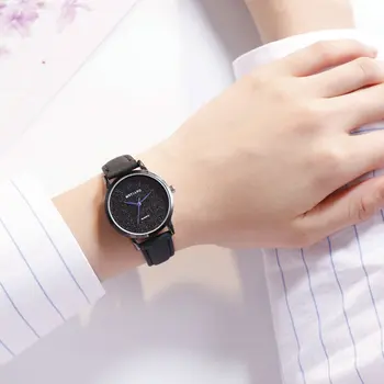 Moda damska zegarek dziewczyna codzienne koreański styl zegarka studenci retro zegarek kwarcowy zegarek dla kobiet skóra Rocznika zegarek na sprzedaż