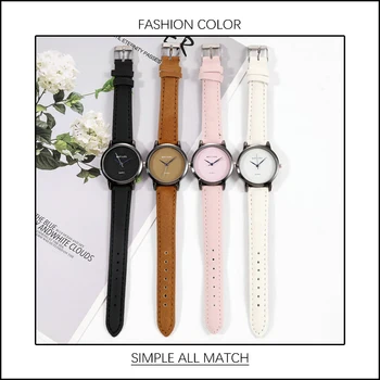Moda damska zegarek dziewczyna codzienne koreański styl zegarka studenci retro zegarek kwarcowy zegarek dla kobiet skóra Rocznika zegarek na sprzedaż