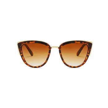 Moda Kocie oko okulary marki projekt rocznika kobiety Cateye okulary retro damskie odcienie punkty Oculos Gafas de sol