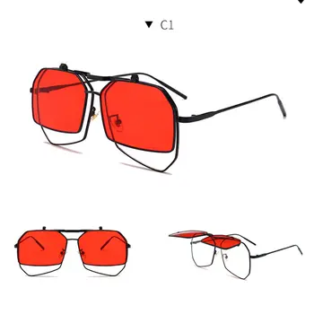 Moda kwadratowe okulary okulary damskie kobiety dziewczyny 2021 luksusowe marki gumtree czerwony, żółty, vintage damskie okulary odcienie
