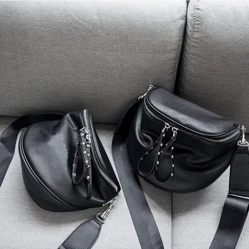 Moda szeroki pasek siodło torba skóra syntetyczna luksusowe torebki damskie torby projektant Crossbody dla kobiet torby torba na ramię torba główna