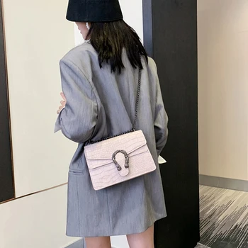 Moda sztuczna skóra kobiety ramię Crossbody torby 2021 nowy Vintage klapa panie kurierskie torby losowe loterie portfel damski