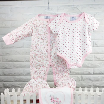 Modny zestaw ubranek dziecięcych dla dziewczynki noworodka dziewczynka odzież kombinezon