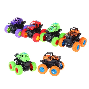 Monster Truck Wytrzymałe Zabawki Samochód Dzieci Anty Szok 360 Stopni Rzut Prezent Pojazdy Odkryty Bezwładność Łatwo Pracować Tarcie Zasilanie