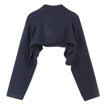 Morela krótki duży rozmiar krótki sweter luźny krój V-neck z długim rękawem kobiety swetry nowa moda wiosna 2020 1S363