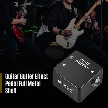 MOSKY PURE BUFFER Guitar Pedal Buffer Guitar Effect Pedal Full Metal Shell partii gitarowych i akcesoria