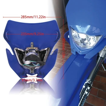 Motocykl H4 reflektor do Yamaha Honda WR 450 250 YZ TTR Enduro Supermoto Dirt Bike motocross Reflektor owiewka