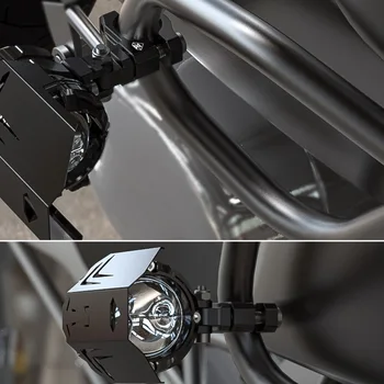 Motocykl regulowany zacisk uniwersalny uchwyt reflektora do Suzuki GSX 750 DL250 CB650R TNT600 Z650 MT09 zderzak mocowanie akcesoriów