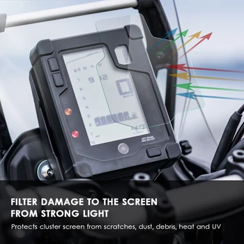 Motocykl Scratch Cluster Screen Dashboard Protection Instrument Film dla YAMAHA Tenere 700 Tenere700 T700 XTZ 700 2019 2020