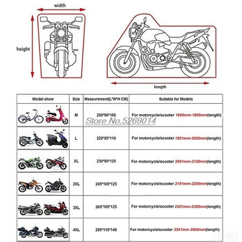 Motocyklowe, pokrowce UV anti dla 250 yamaha xjr 1200 harley davidsons softail z900 2018 vtr1000f suzuki v-strom honda nc 700 x KTM