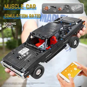 MOULD KING Technic App Remote control car Motor CarUltimate Mięśnie Car Model Building Blocks zabawki dla dzieci prezenty świąteczne