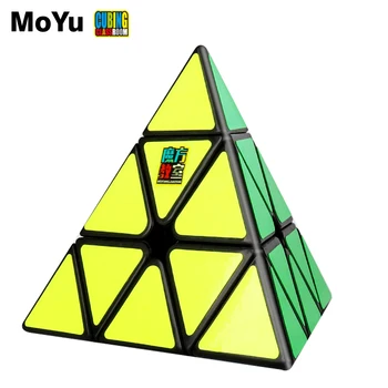 MoYu Meilong 3x3x3 pyramid Magiczna kostka MoFangJiaoShi JINZITA 3x3 Cubo naklejki Magico puzzle cube prezent dla dzieci zabawki dla dzieci