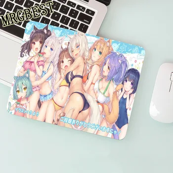MRG czekolada i wanilia anime ogromny RGB gry odtwarzacz podkładki pod Myszy komputerowe klocki z podświetleniem LED-XXL Muse klawiatura CSGO Desktop Pad