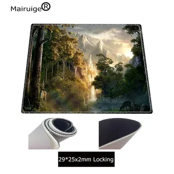 MRG Deer In Forest Computer Mouse Pad Gaming Large Gamer XXL Mause Carpet PC Desk Mat Keyboard