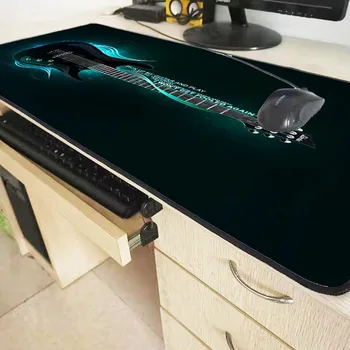 MRG gitara muzyka Duża podkładka pod mysz duży komputer gry mata antypoślizgowa kauczuk naturalny z przy użyciu krawędzią maty