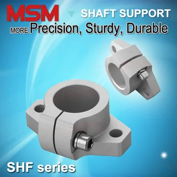 MSM pozioma kołnierzowa z podpora wału 10 szt./lot SHF8 SHF10 SHF12 SHF16 SHF20 SHF25 SHF30 aluminiowa podpora Końcowa liniowe szyny (mm)
