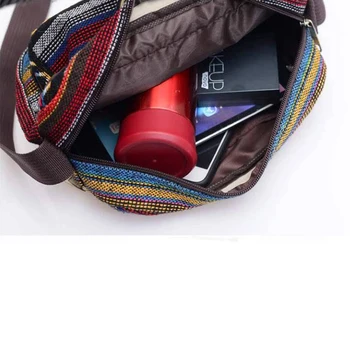 Multi kieszenie torba torby zip artystycznej romany vintage, Modne damskie torby na ramię, torebki damskie portfele