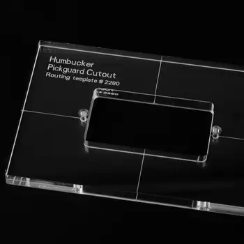 Musiclily Pro CNC dokładny akrylowy otwarty styl хамбакер odbiór wzór routingu do gitary elektrycznej Pickguard