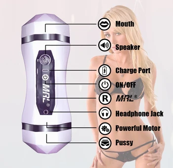 Męski automatyczny masturbator realistyczna pochwa cipki oral elektryczny automatyczne ssanie wibrujący masturbator urządzenie sex zabawki dla mężczyzn