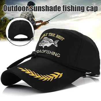Mężczyźni basen rybacki czapka wędkarska czapka baseball golf myśliwski czapka z kreskówkowe wzorem ryby i T8