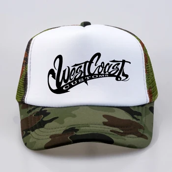 Mężczyźni Kobiety west coast customs GLDAN nowy kapelusz listy drukowania lato czapka z daszkiem hip-hop casual cool siatki trucker czapki kapelusze