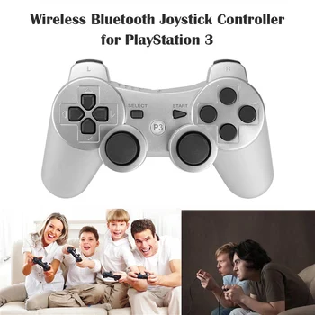 Na PlayStation 3 Bluetooth Gamepad Dual Vibration bezprzewodowy kontroler do PS3 Silver