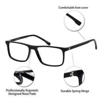 Nadmiernego oświetlenia komputerowe okulary mężczyźni TR90 anty niebieskie promienie okulary przezroczyste soczewki przepis światło niebieskie okulary ramka optyczna klacz