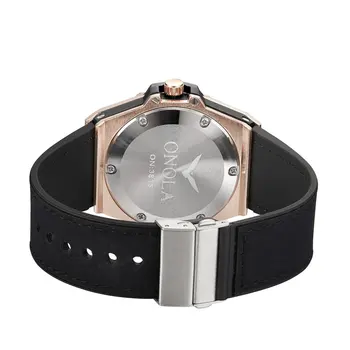 Najlepsze luksusowe markowe zegarki dla mężczyzn Big Diamond Leather analogowe moda złoty zegarek Kwarcowy zegarek Relogio Masculino