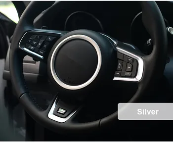 Naklejka na kierownicę samochodu aluminiowy emblemat nadwozia nadaje się do stylizacji samochodów Jaguar XF XE F-PACE F-TYPE