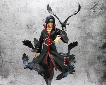Naruto Itachi Uchiha figurka Akatsuki sekta Wrona pomnik model zabawki