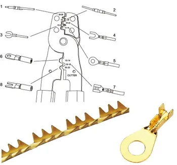 Narzędzia ręce HS-202B japoński styl zaciskane zaciski szczypce crimp narzędzia wielofunkcyjne narzędzie
